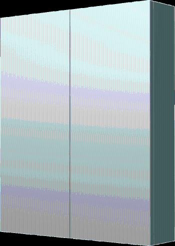 Zrkadlová skrinka Naturel 60x72 cm lamino šedostrieborná GALCA160