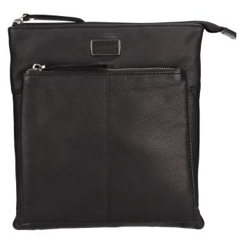 Lagen Dámska kožená crossbody kabelka BLC-4594-20 BLK