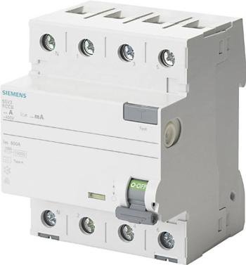 Siemens 5SV3344-6KL  prúdový chránič     4-pólové 40 A 0.03 A 400 V
