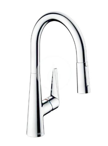 HANSGROHE HANSGROHE - Talis M51 Páková drezová batéria 200 s vyťahovacou spŕškou, chróm 72813000