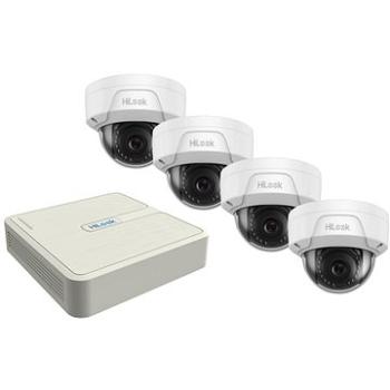 HiLook KIT dome/1× NVR-104H-D/4P(C)/ 4× IP kamera IPC-D140H(C) (NVR-104H-D/4P(C)IPC-D140H(C))