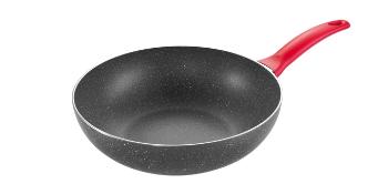 Wok MANICO ROSSO ø 28 cm