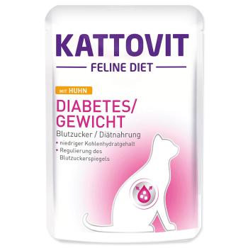 Kapsička KATTOVIT Diabetes kuře - KARTON (24ks) 85 g