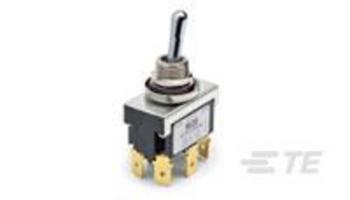 TE Connectivity Toggle  Pushbutton and Rocker SwitchesToggle  Pushbutton and Rocker Switches 7-6437630-2 AMP