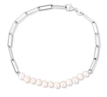 JwL Luxury Pearls Fashion strieborný náramok s perlami JL0757