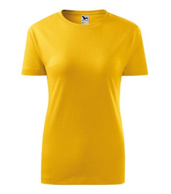 MALFINI Dámske tričko Classic New - Žltá | M