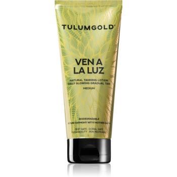 Tannymaxx Tulumgold Ven A La Luz Natural Tanning Lotion Medium opaľovací krém do solária 200 ml