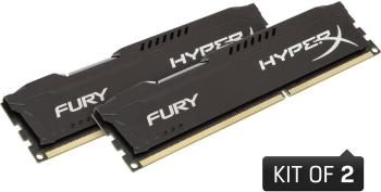 HyperX Sada RAM pre PC Fury Black HX318C10FBK2/16 16 GB 2 x 8 GB DDR3-RAM 1866 MHz CL10 11-10-35