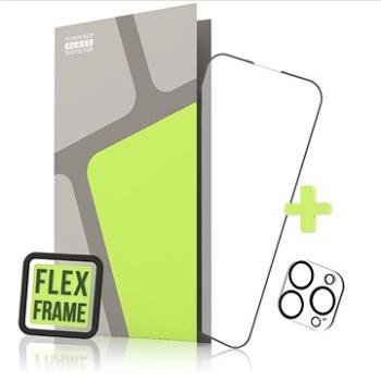 Tempered Glass Protector na iPhone 14 Pro Max, 3D FlexFrame + sklo na kameru (TGX-IP14PM-BL)