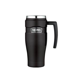 Thermos Style Vodotesný termohrnček s madlom - matne čierna 470 ml