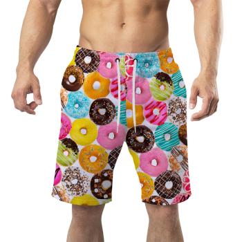 Pánske plavky long – Donuts (Veľkosť: XL)