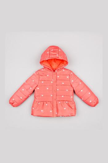 Detská bunda zippy ružová farba,
