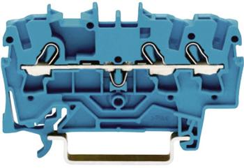 WAGO 2002-1304 priechodná svorka 5.20 mm pružinová svorka Osadenie: N modrá 1 ks