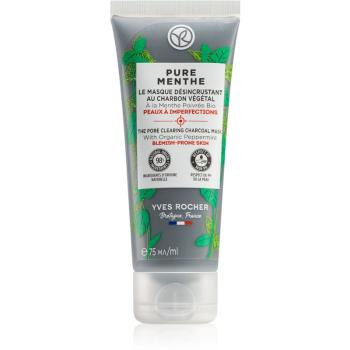 Yves Rocher Pure Menthe čistiaca maska s aktívnym uhlím 75 ml