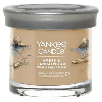 YANKEE CANDLE Signature Tumbler malý Amber & Sandalwood 121 g