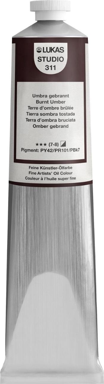 Lukas Studio Aluminium Tube Olejová farba Burnt Umber 200 ml 1 ks