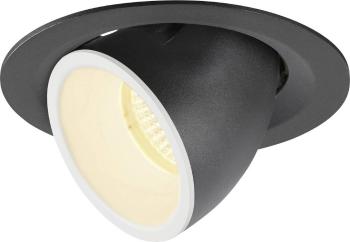 SLV NUMINOS GIMBLE M 1005946 LED vstavané svetlo čierna  teplá biela je možné namontovať na strop, otočné , výkyvné