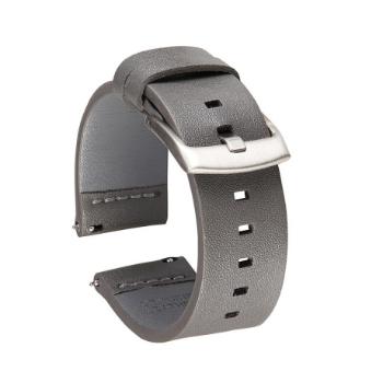 BStrap Fine Leather remienok na Xiaomi Amazfit GTR Mini, gray