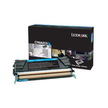 Lexmark C746A3CG, cyan, 7000 str., C746DN originálny toner