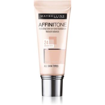 Maybelline Affinitone hydratačný make-up odtieň 24 Golden Beige 30 ml