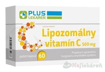 PLUS LEKÁREŇ Lipozomálny vitamín C 500 mg 60 cps