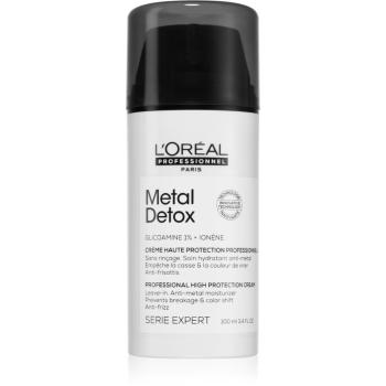 L’Oréal Professionnel Serie Expert Metal Detox ochranný krém pre lámavé a namáhané vlasy 100 ml