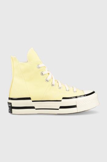 Tenisky Converse Chuck 70 Plus žltá farba