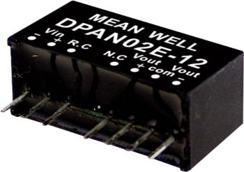 Mean Well DPAN02B-12 DC / DC menič napätia, modul   83 mA 2 W Počet výstupov: 2 x