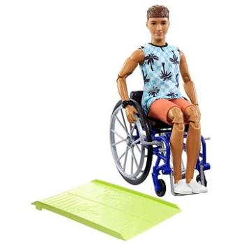 Barbie Model Ken Na Invalidnom Vozíku V Modrom Kockovanom Tielku (194735094554)