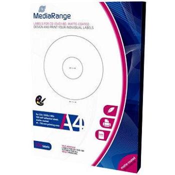 MediaRange CD/DVD/Blu-ray etikety 41 mm - 118 mm biele (MRINK131)
