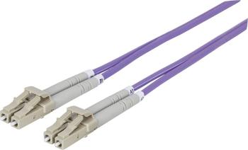 Intellinet 750981 optické vlákno LWL prepojovací kábel [1x zástrčka LC - 1x zástrčka LC] 50/125 µ Multimode OM4 20.00 m