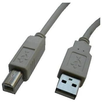 DATACOM USB 2.0 Cable 2m A-B šedý (1700)