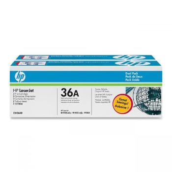 HP CB436AD - originálny toner HP 36A, čierny, 2x2000