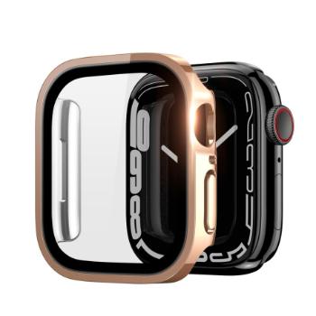 Dux Ducis Hamo puzdro so sklom na Apple Watch 7 41mm, ružové