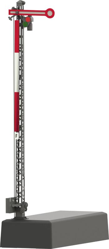 Märklin 70394 H0 tvarový signál 1ramenné, priehradový stožiar hlavné návestidlo hotový model