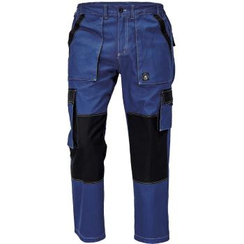 Cerva Pánske pracovné nohavice MAX SUMMER - Modrá / čierna | 60