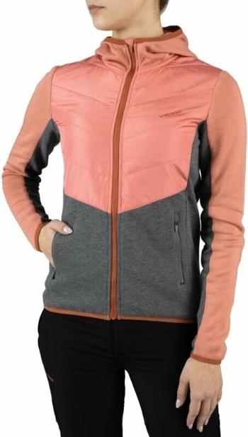 Viking Outdoorová mikina Creek Lady Hoodie Light Pink/Grey XL