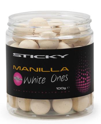 Sticky baits plávajúce boilies manilla pop-ups white ones 100 g-16 mm