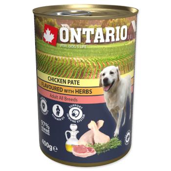 ONTARIO KONZERVA CHICKEN PATE FLAVOURED WITH HERBS, 400G