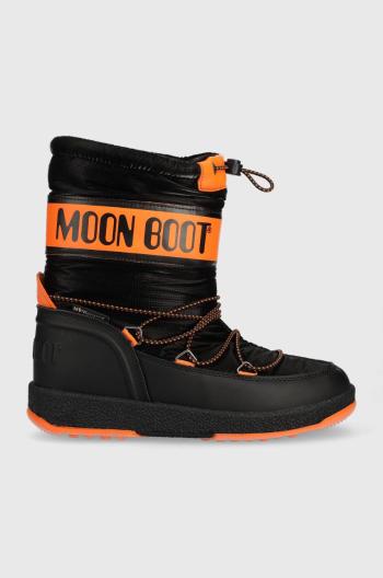 Detské snehule Moon Boot MOON BOOT JR BOY SPORT čierna farba
