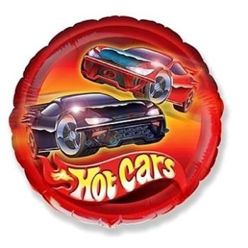 Balón fóliový 45 cm auta – hot cars (8435102312560)