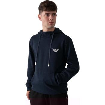 Emporio Armani  Lounge Hooded Sweatshirt Navy  Mikiny Modrá