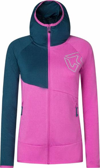 Rock Experience Outdoorová mikina Zebra Hoodie Woman Fleece Super Pink/Moroccan Blue S