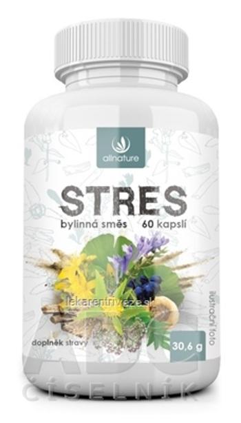 Allnature STRES bylinná zmes cps 1x60 ks