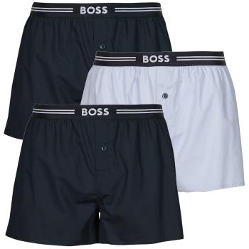 BOSS  3P Woven Boxer  Spodky Modrá