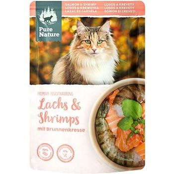 Pure Nature Cat Adult vrecko Losos a Krevety 80 g (RD-PNCA00080SS-5622-CS)