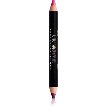 NYX Professional Makeup Lip Liner Duo Pride Line Loud růž + ceruzka na pery s matným efektom odtieň 04 - Its a Lewk