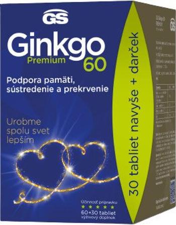GS Ginkgo 60 Premium - darčekové balenie 90 tabliet