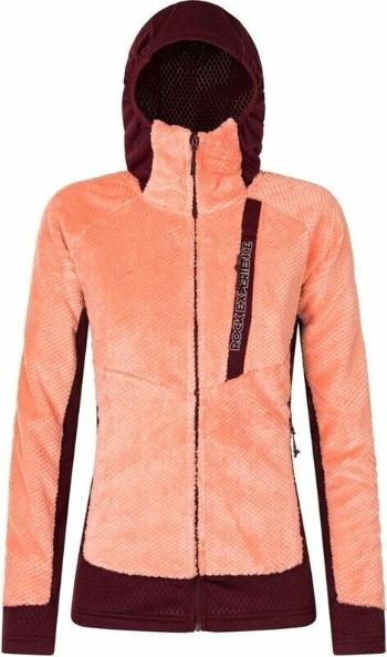 Rock Experience Blizzard Tech Woman Fleece Desert Flower/Windsor Wine XL Outdoorová mikina