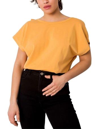 žlté dámske tričko s výstrihom na chrbte vel. ONE SIZE